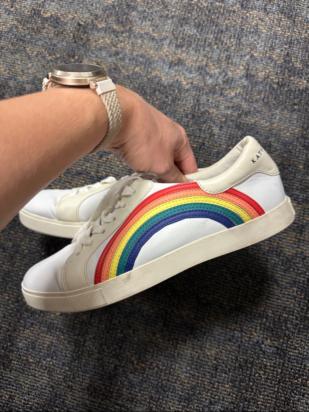 Katy Perry Rainbow Shoes Women’s Size 9